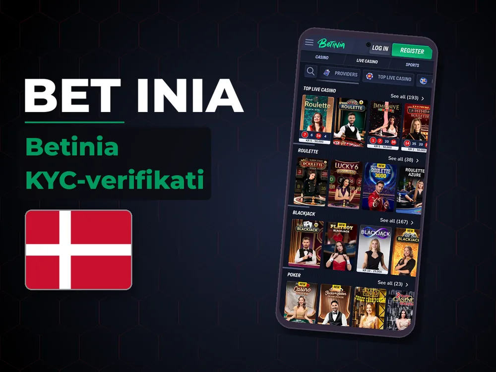 Bet Inia - Betinia KYC-verifikati