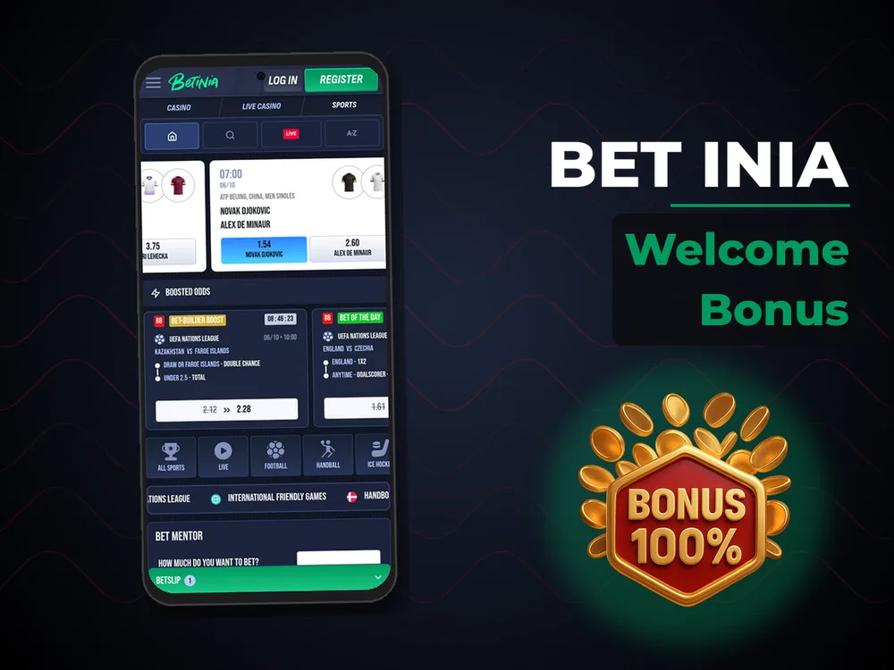 Bet Inia - Welcome Bonus