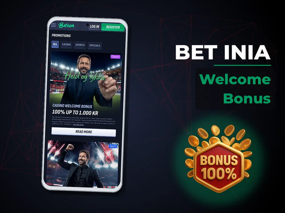 Bet Inia - Welcome Bonus