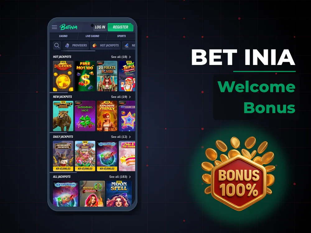 Bet Inia - Welcome Bonus