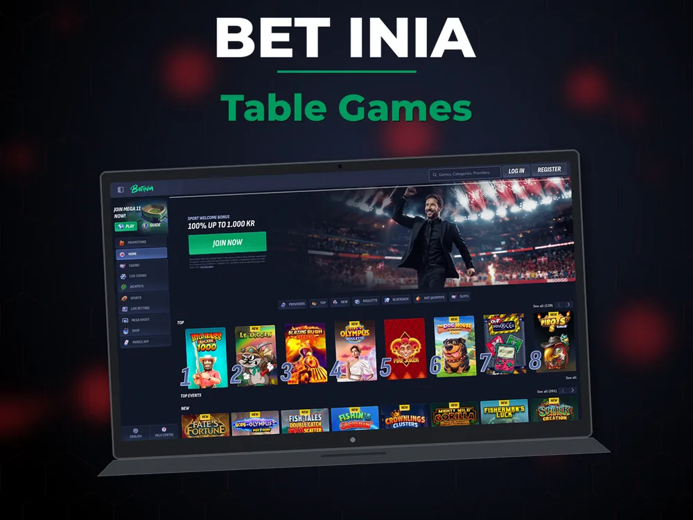Bet Inia - Table Games